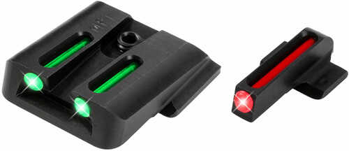 Truglo Brite-Site Fiber Optic S&W M&P 380EZ Red Front Green Rear Black